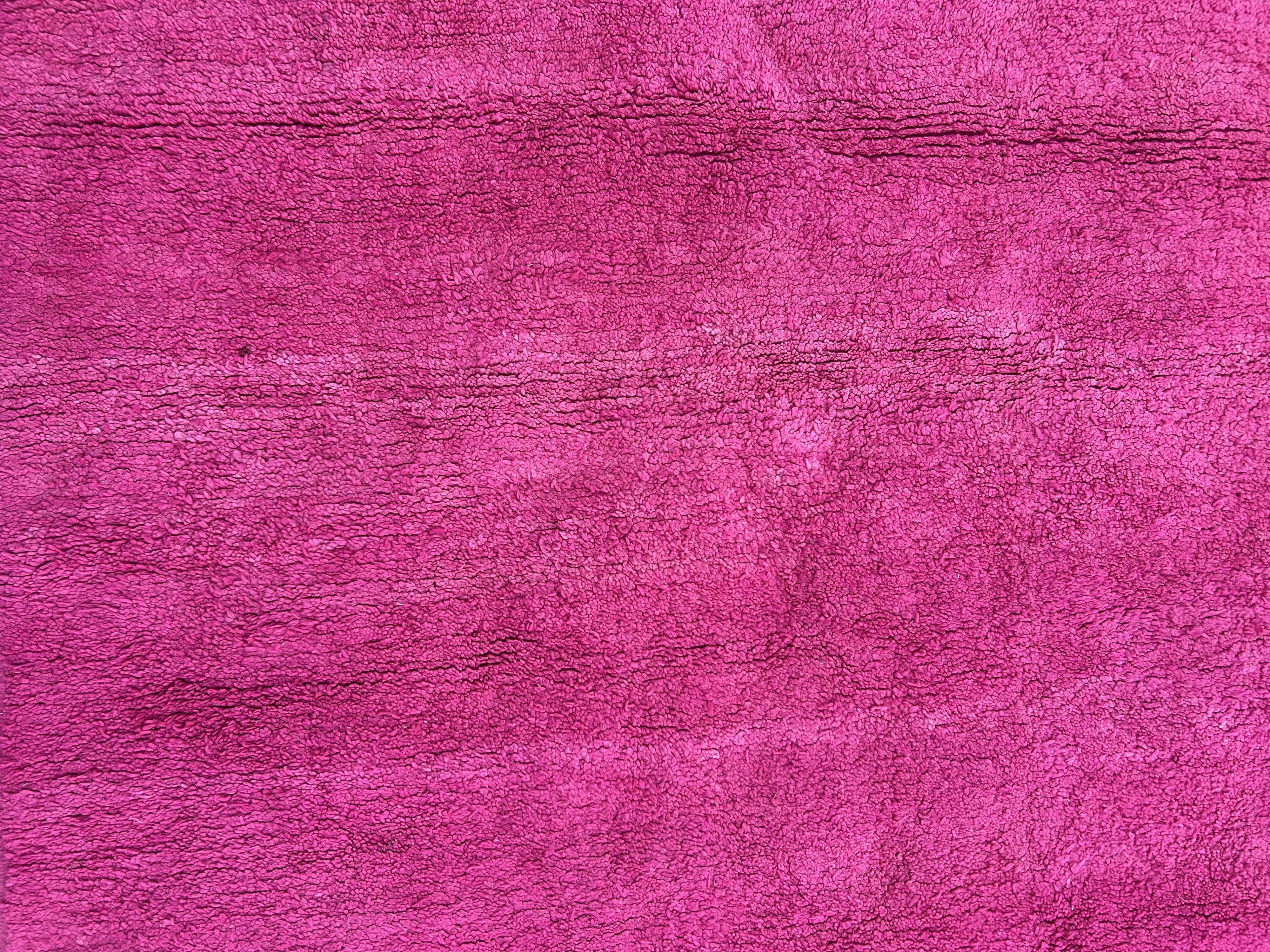 Tapis laine pink vintage grande taille