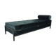 Green velvet daybed Netherlands 1950