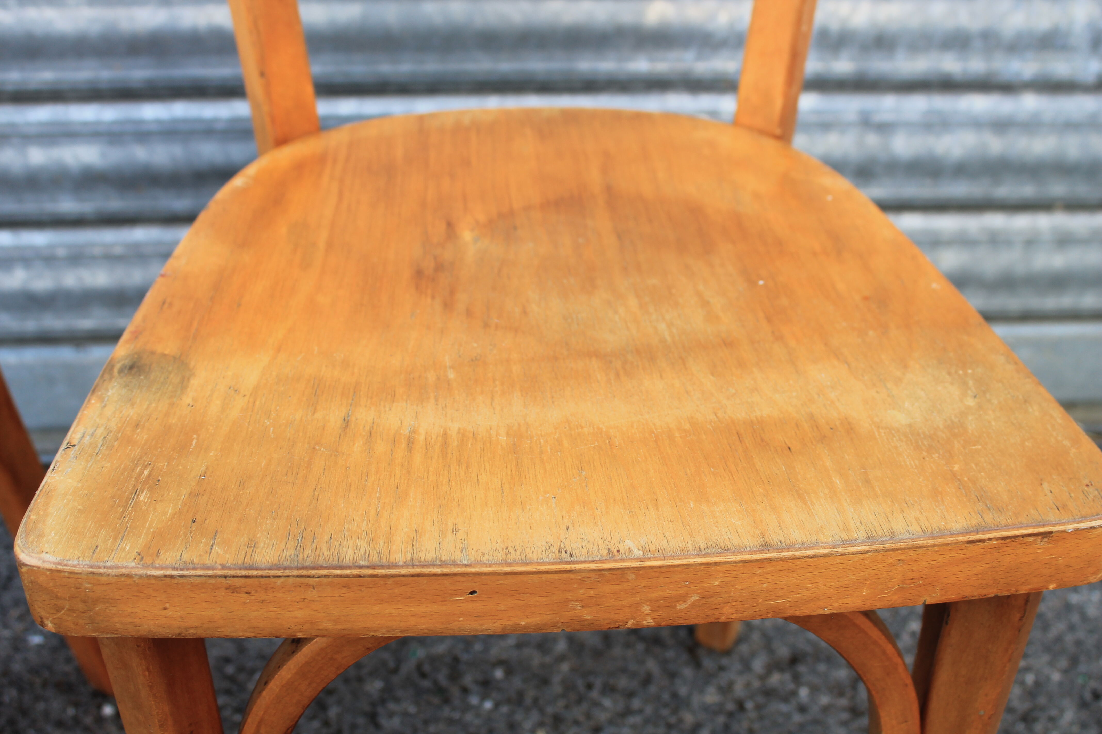 Pair of baumann bistro chairs No.56