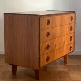 Commode scandinave en teck 1960s