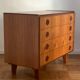 Commode scandinave en teck 1960s