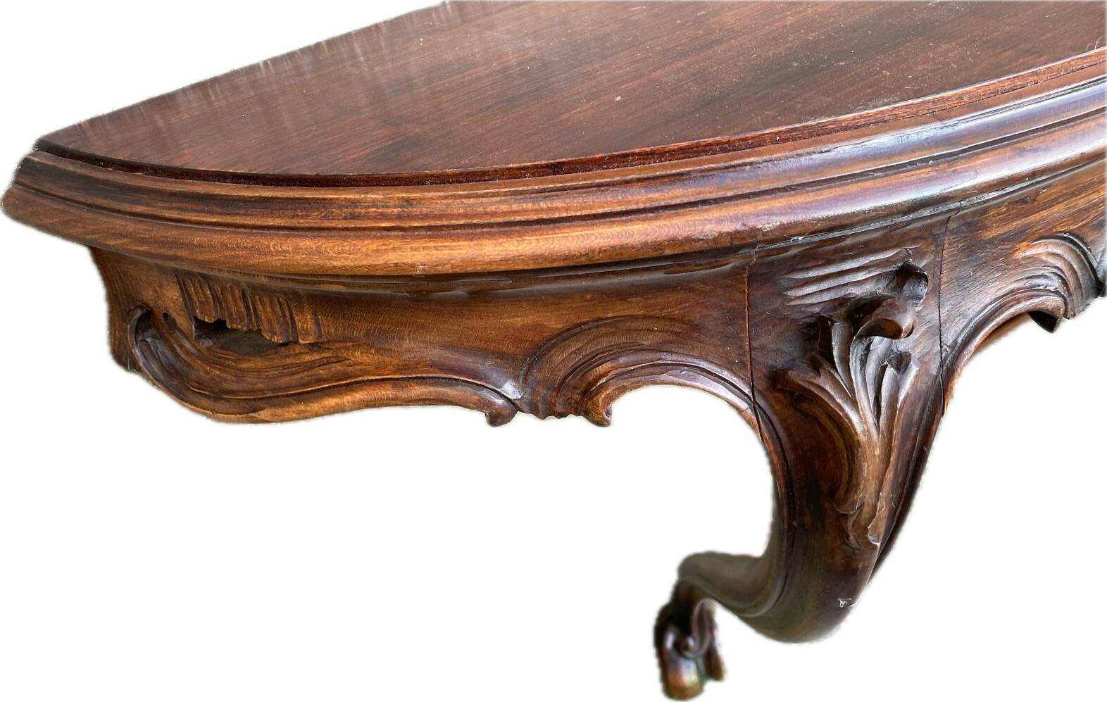 Louis XV Rocaille style console