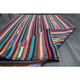 1970s Vintage Turkish Oushak Handmade Wool Cotton Purple Area Rug 137x218