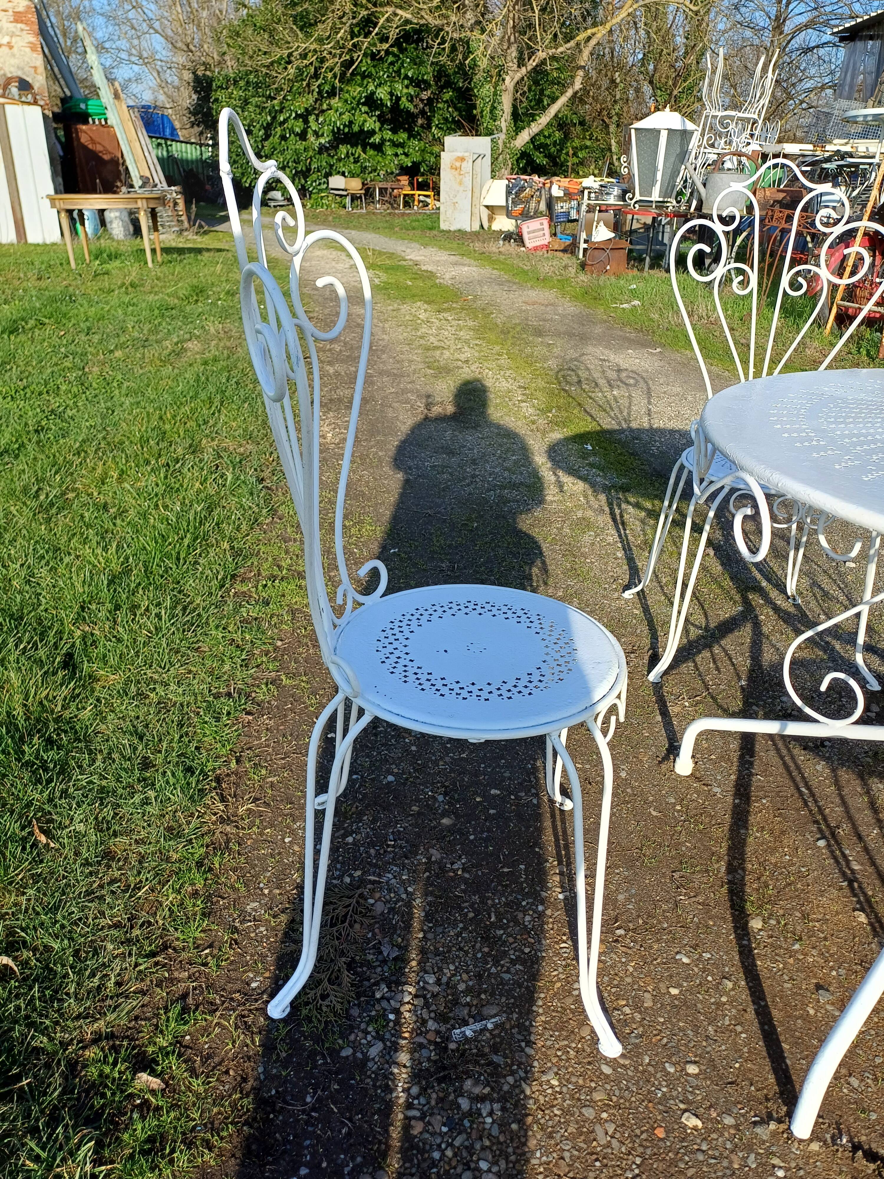 Wrought Iron Garden Furniture 1900