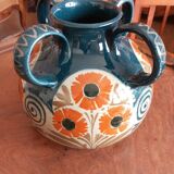 Elchinger ceramic vase with 4 handles
