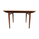 Table scandinave en teck massif des années 60