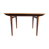 Table scandinave en teck massif des années 60