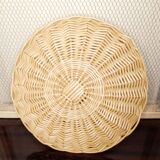 Large vintage wicker basket