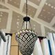 Lustre avec chaîne style tiffany