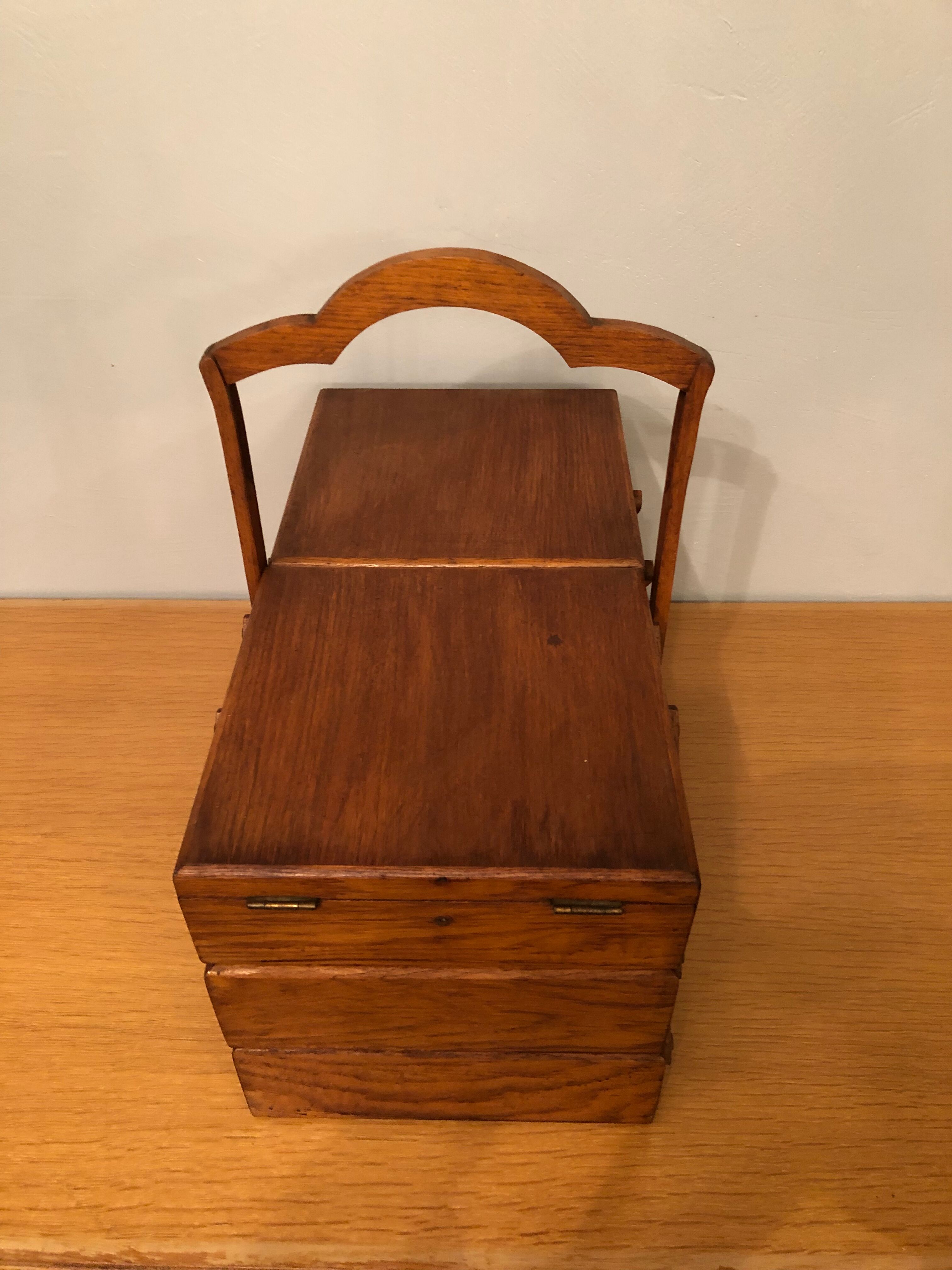 Vintage sewing basket