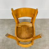 Pair of Thonet bistro chairs, wood, 1960s