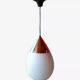 Suspension in opaline Limburg, model Drop 1970