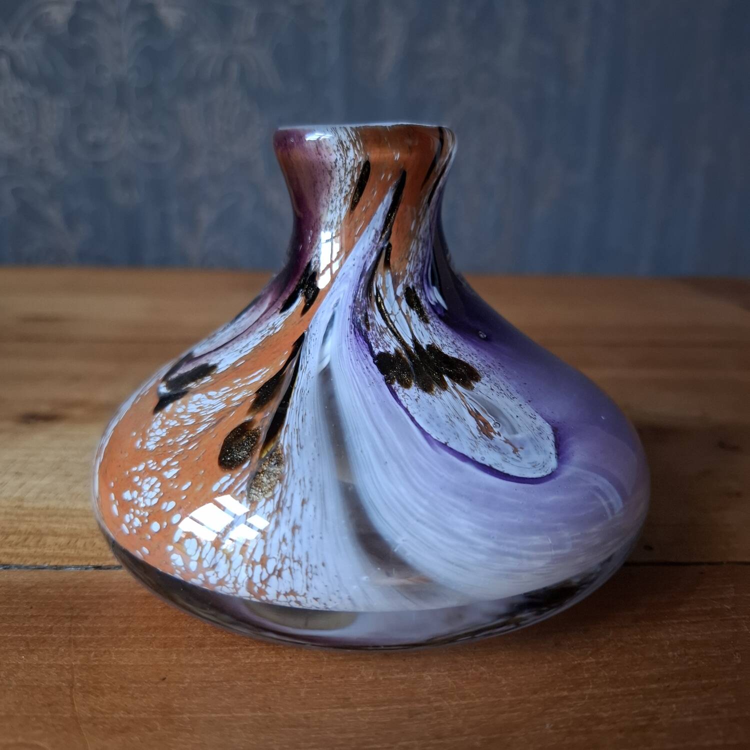 Lionel Sarrazin blown glass soliflore vase