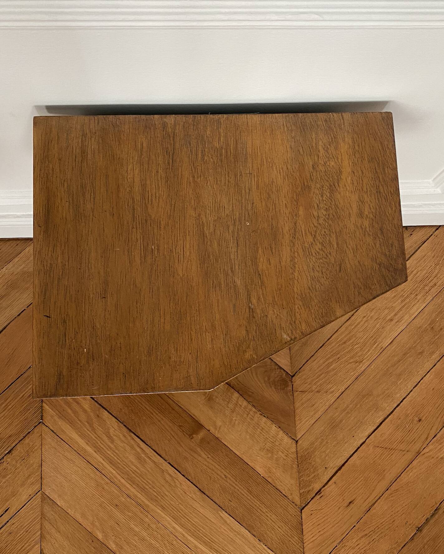 Bedside, wood, asymmetrical, vintage