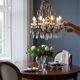 Italian Florentine Tole Chandelier, Italy, 1950s