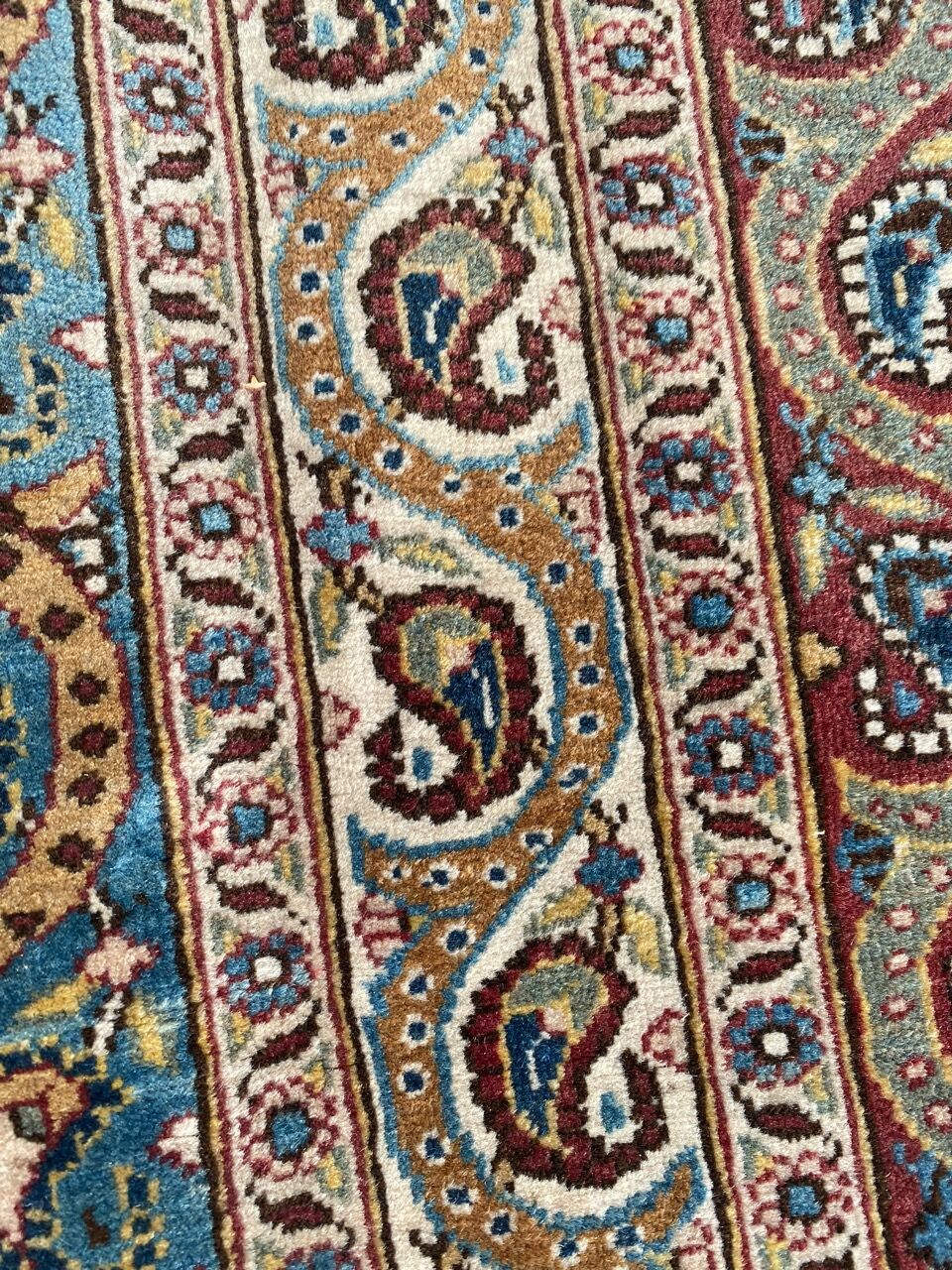 Old Persian Orient ghoom rug handmade 142x205 cm