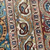 Tapis ancien d’orient persan de Ghoom fait main 142x205 cm