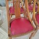 Antique Art Deco style gondola chairs