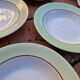 Set of 11 Isoard Pattern Soup Plates, Salins Manufacture