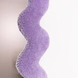 Small lilac wavy mirror