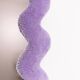 Small lilac wavy mirror