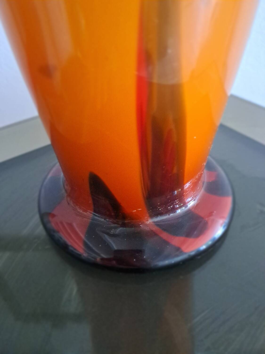 Murano glass vase. Year 1970.