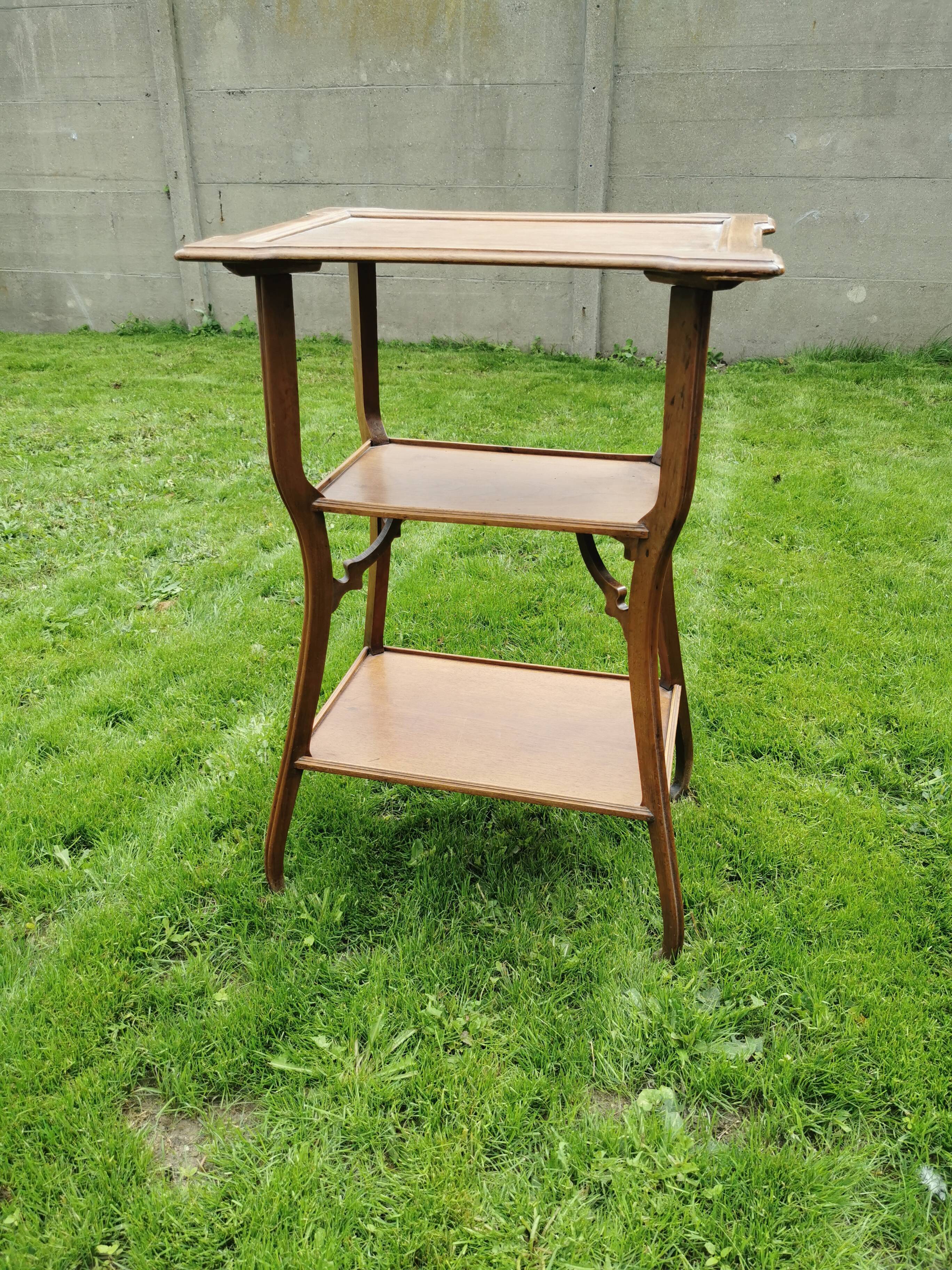 ART NOUVEAU-style old walnut harness circa 1900