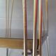 Formica and metal side table 70s