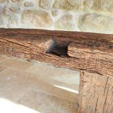 Century-old solid oak bench