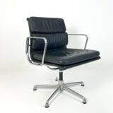 Coussin souple Icf EA208 en cuir noir