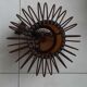 Vintage wicker pendant lamp