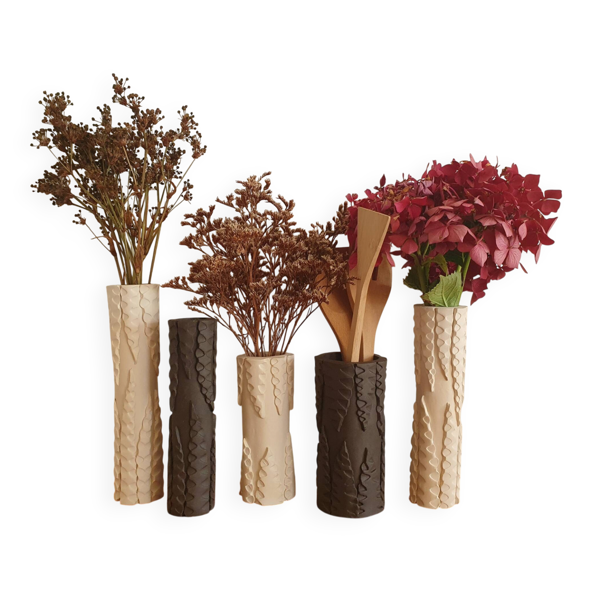 Vases en poterie