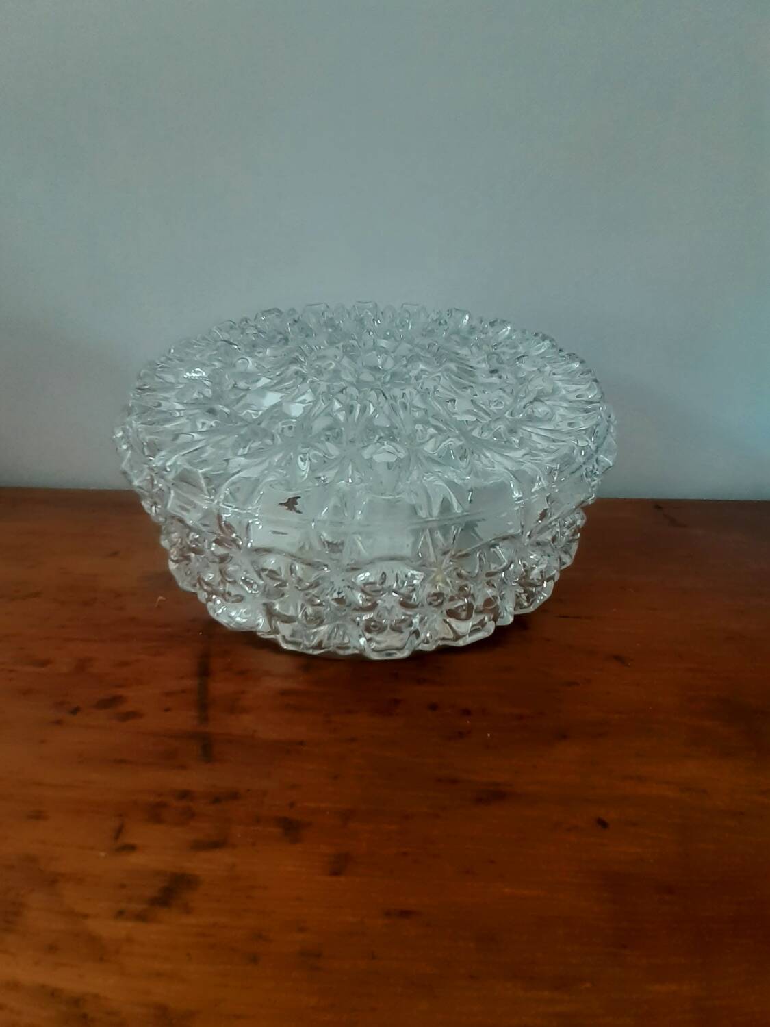 Round glass ceiling light