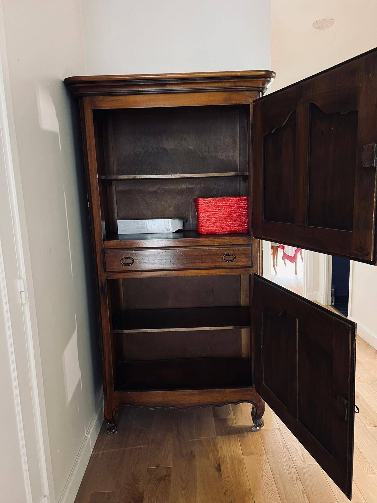 Small wooden wardrobe