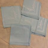 Lot of turquoise towels