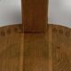 Brutalist oak low chair or children's chair, Dutch 1970s