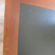 minister's desk - 2 drawers - solid wood - faux leather writing pad - Louis Philippe