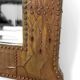 Art Nouveau mirror, "The French Rooster Triumphant over the German Eagle", 1916