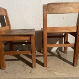 Pair of children's chairs from the 1950s