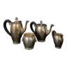 Tea and coffee services in silver metal Empire style 20th Lebélier