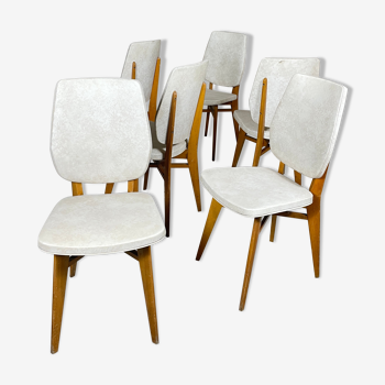 White skai chairs