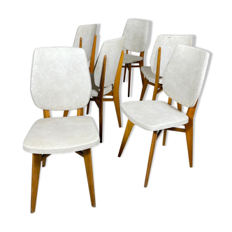 White skai chairs