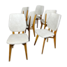 White skai chairs