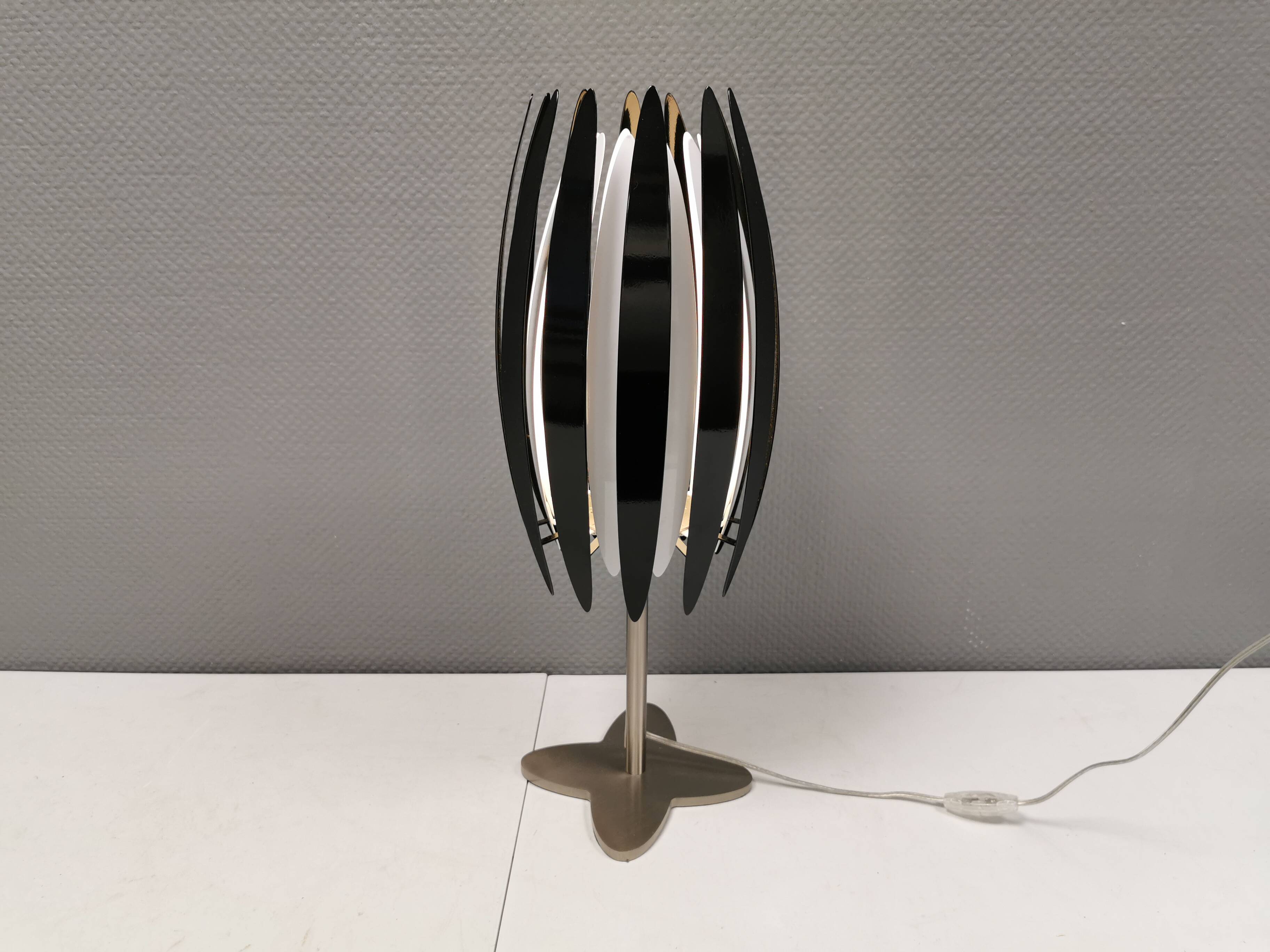large and heavy table lamp,  by Benny Frandsenin the mid 1980s for Frandsen Lightning. Model JAWS