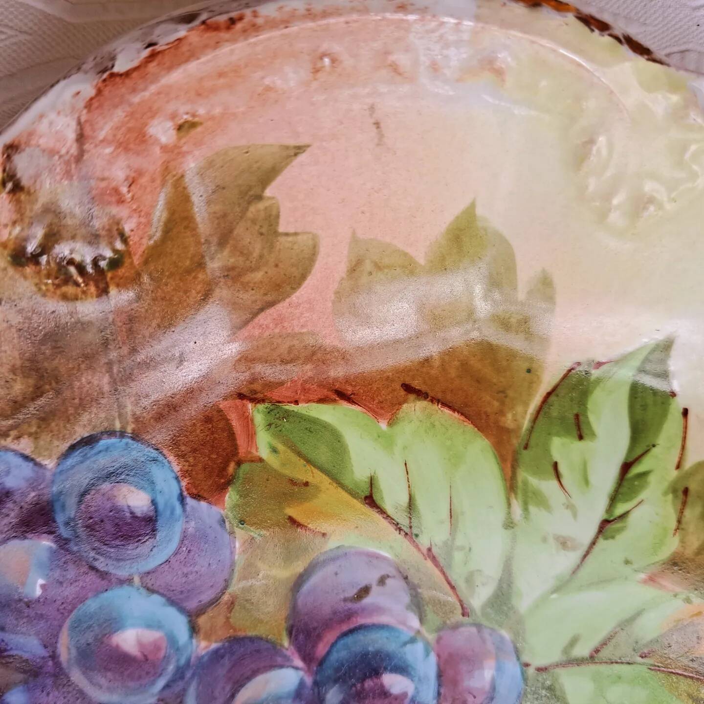 Large Limoges fruit dish