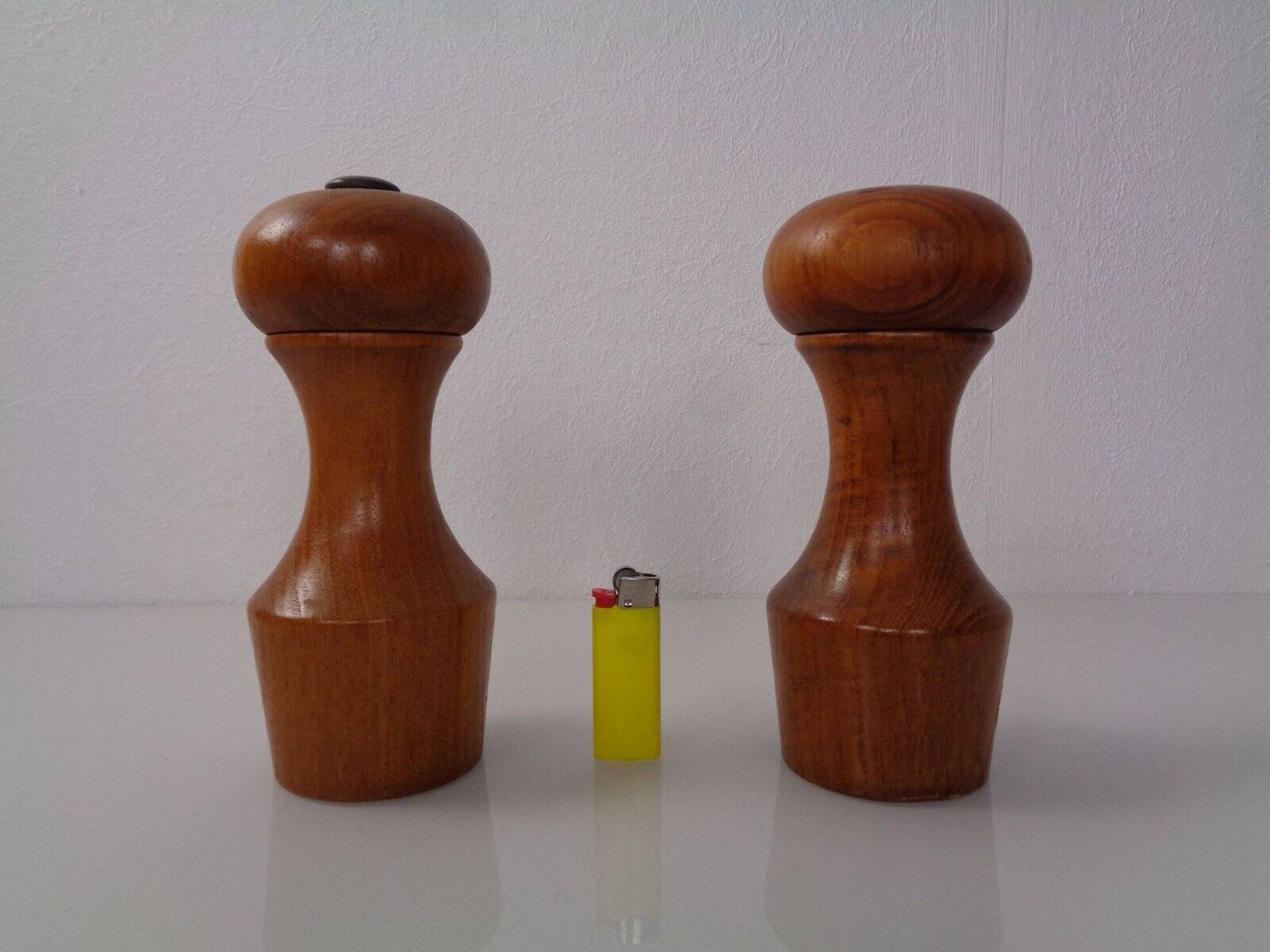 Mid-Century Teak Salt Shaker and Pepper Mill by Zassenhaus, 1960s, Set of 2