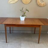 Vintage teak table with extensions