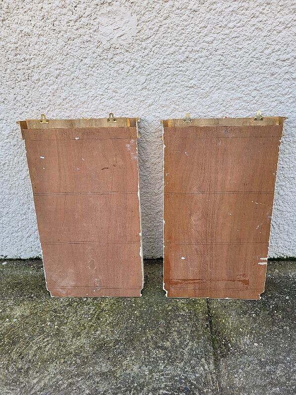 Pair of wall shelves