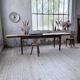 Solid oak farmhouse table with extensions (190-280cm) 1950
