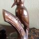 Frajou - Pair of Bookends with Birds, Woodpecker & Portor Marble